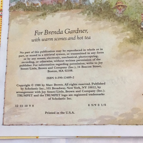 COPY - 🍀2 for $10 Sale☘️D.W. All Wet , 1988 vintage , Marc Brown (Arthur) - Picture 5 of 9